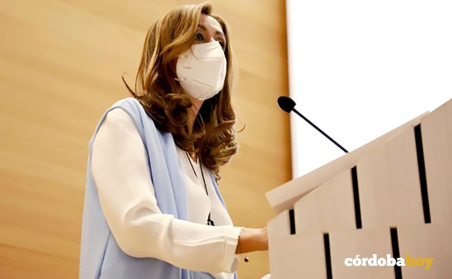 Felisa Cañete en el III Congreso Internacional de Ahogamientos en la Diputación