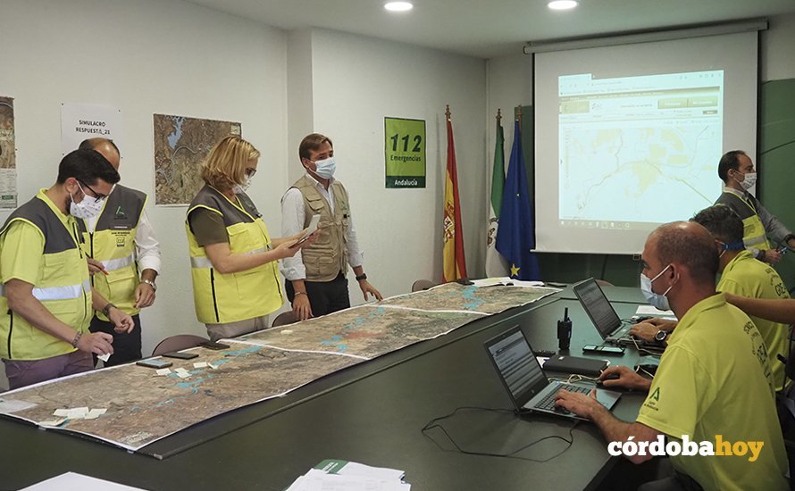 Simulacro de emergencia en Córdoba