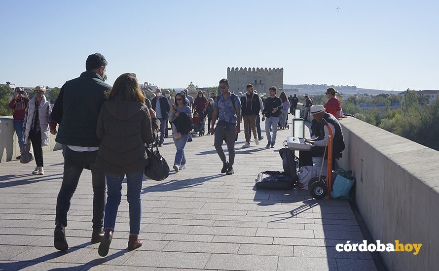 Turistas en la zona patrimonial