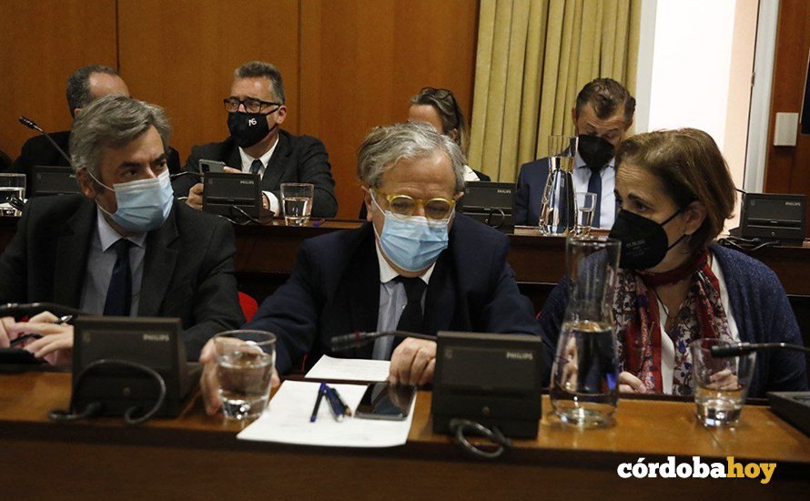 Miguel Ángel Torrico, Salvador Fuentes y Blanca Torrent