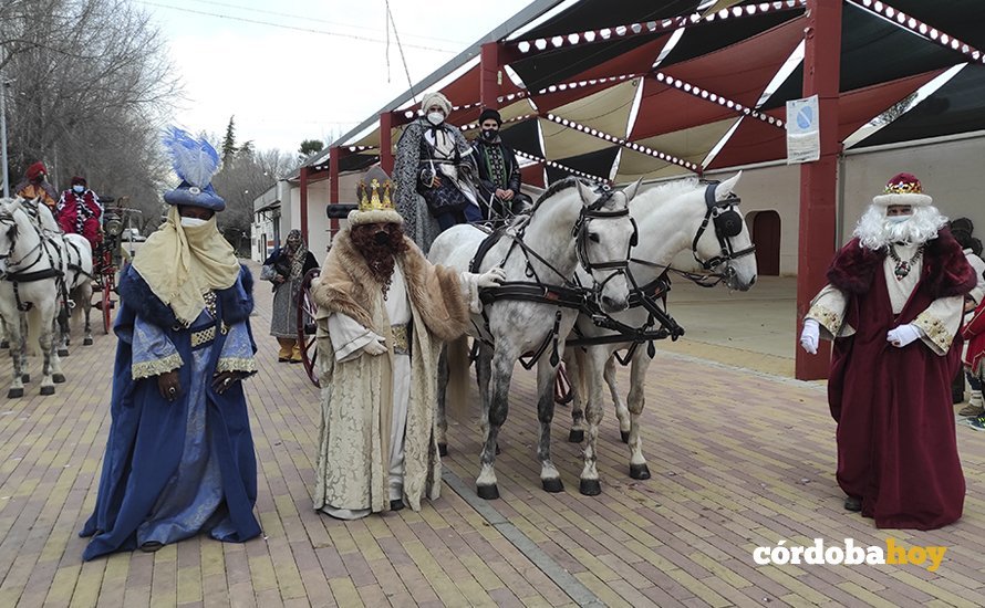 Los coches de caballos que servirán de transporte a los Reyes Magos en Montilla