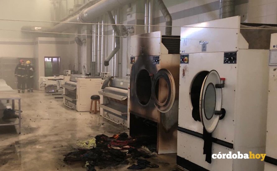 Fuego en la lavandería de la Prisión de Córdoba