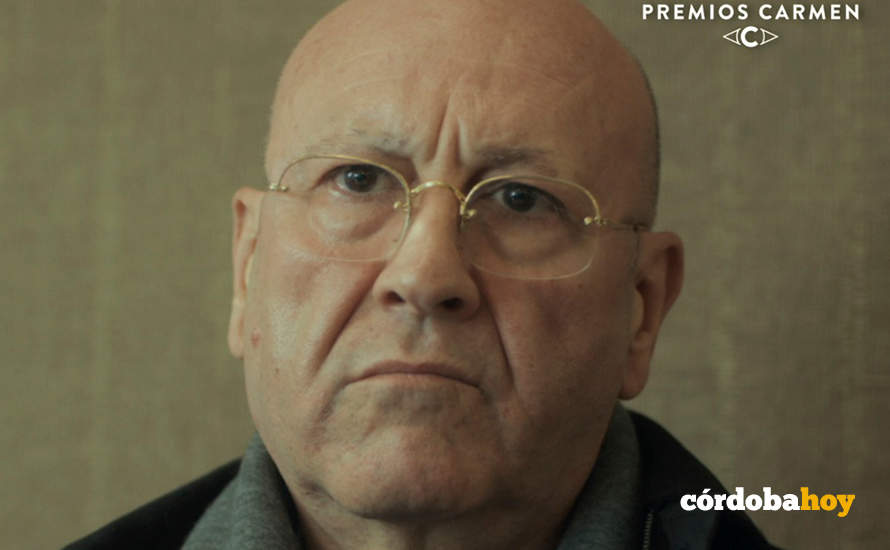 Juan Carlos Villanueva en su nominación a los Premios Carmen