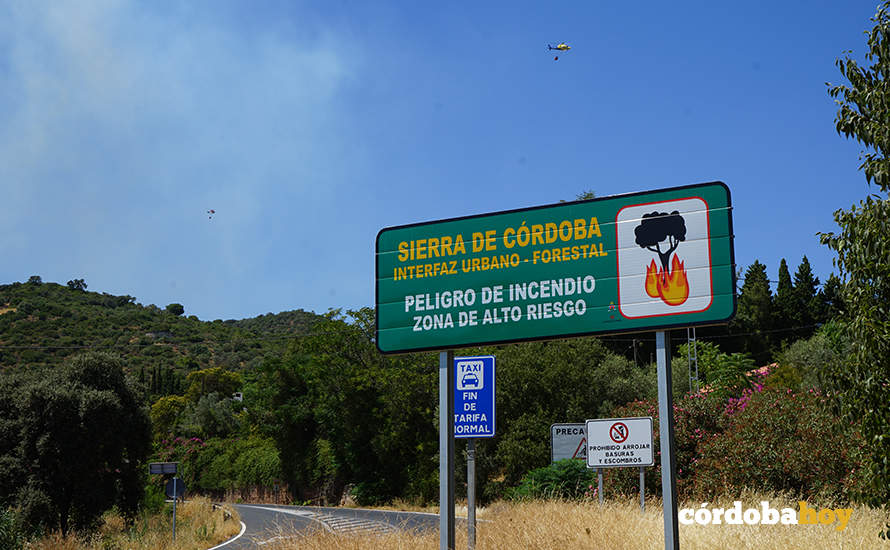 Incendio en la Sierra