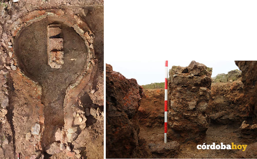 Horno de cerámica localizado en el Oppidum de Sierra Boyera