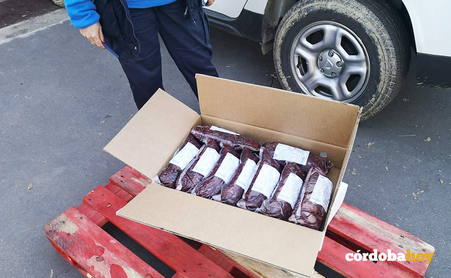 Donación de Medio Ambiente al Banco de Alimentos de 40 kilos de carne de ciervo cazado de forma ilegal