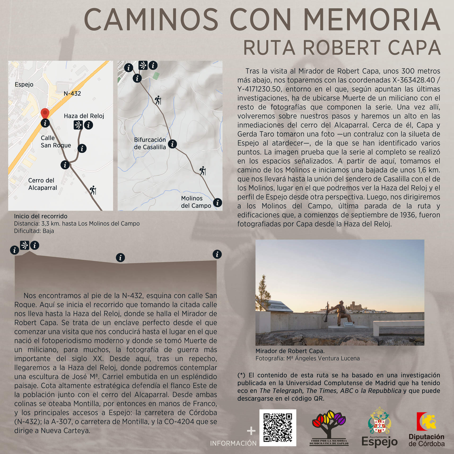 Ruta Robert Capa de Caminos con Memoria