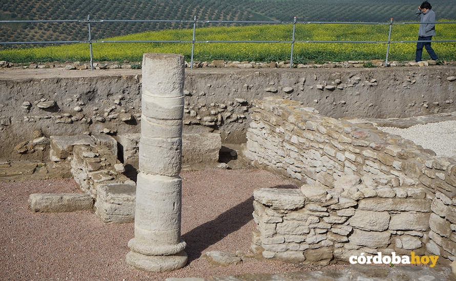 Yacimiento de Ategua, en la barriada de Santa Cruz