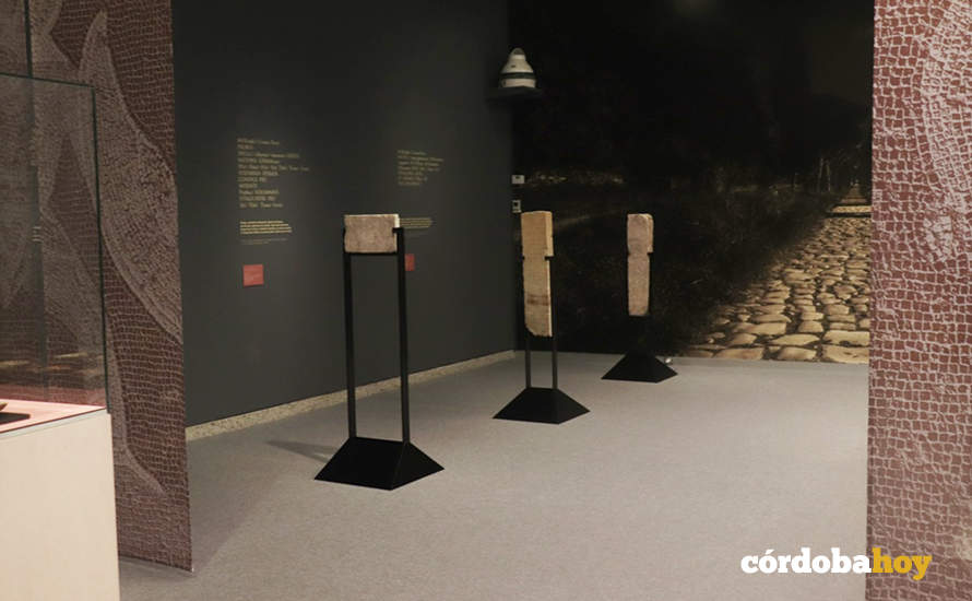Piezas cedidas por el Arqueológico para la exposición 'Muerte en la arena. Gladiadores de Córdoba' FOTO MEH