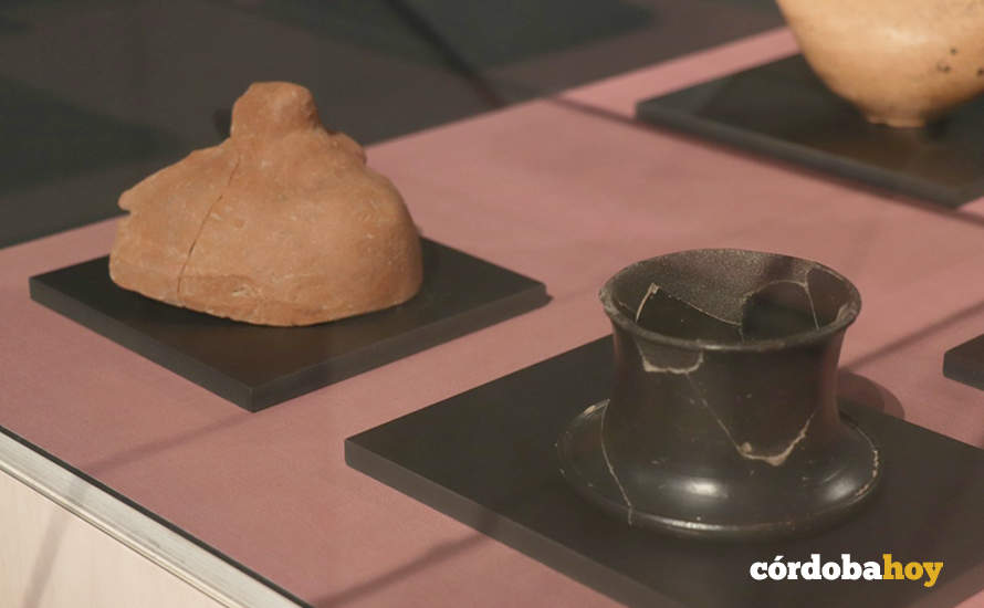 Piezas cedidas por el Arqueológico para la exposición 'Muerte en la arena. Gladiadores de Córdoba' FOTO MEH