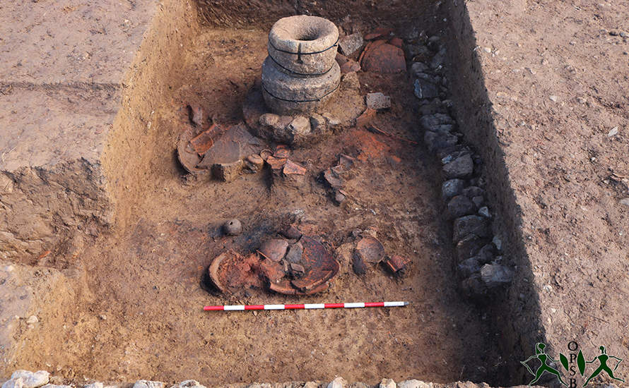 Oppidum romano aparecido en Sierra Boyera con la bajada de las aguas