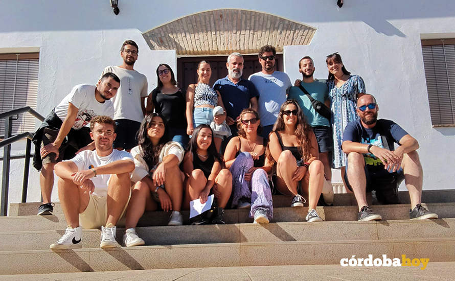 El equipo del Oppidum de Sierra Boyera de visita en el Museo del Cobre de Cerro Muriano
