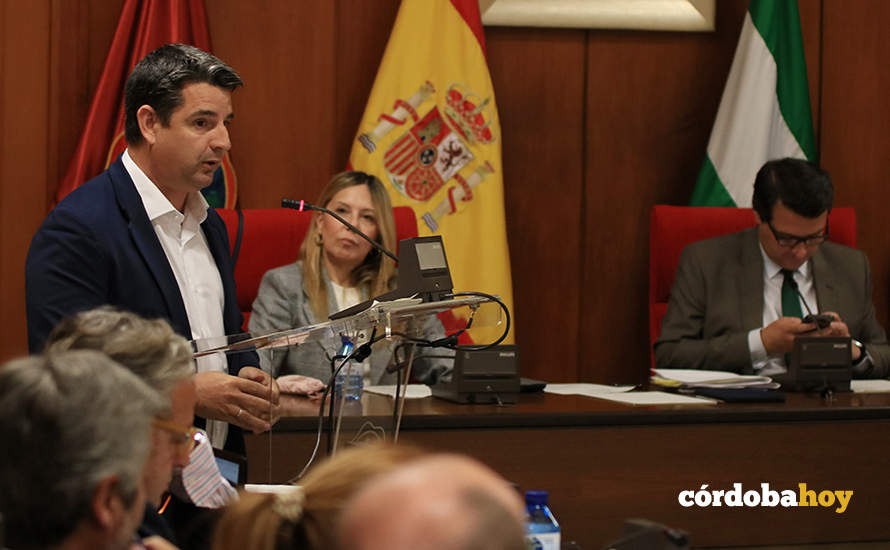 Pedro García, en el debate del estado de la ciudad FOTO RAFA MELLADO SENIOR