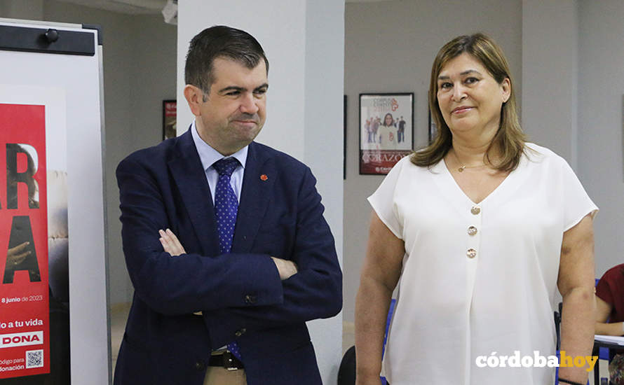 Salvador Ruiz y Concha Gisbert, de Cáritas en Córdoba