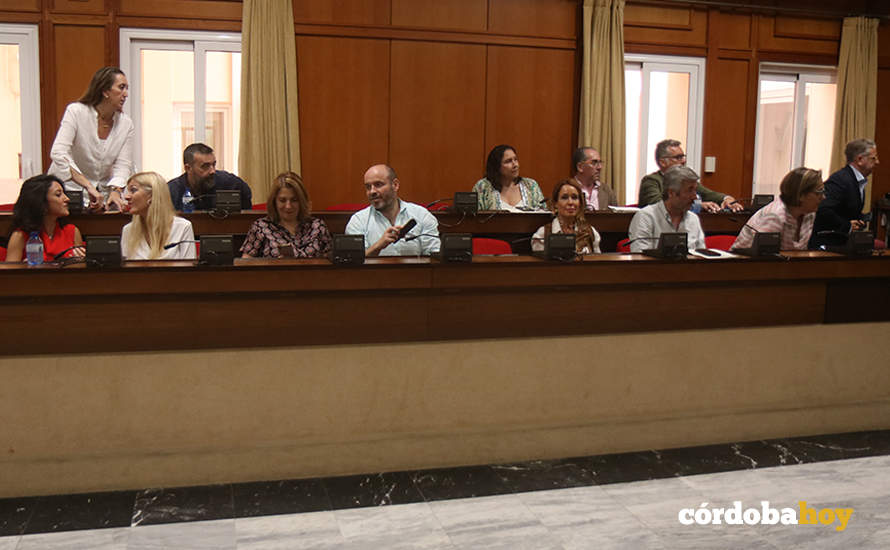 La bancada de la derecha en el Pleno FOTO RAFA MELLADO SENIOR