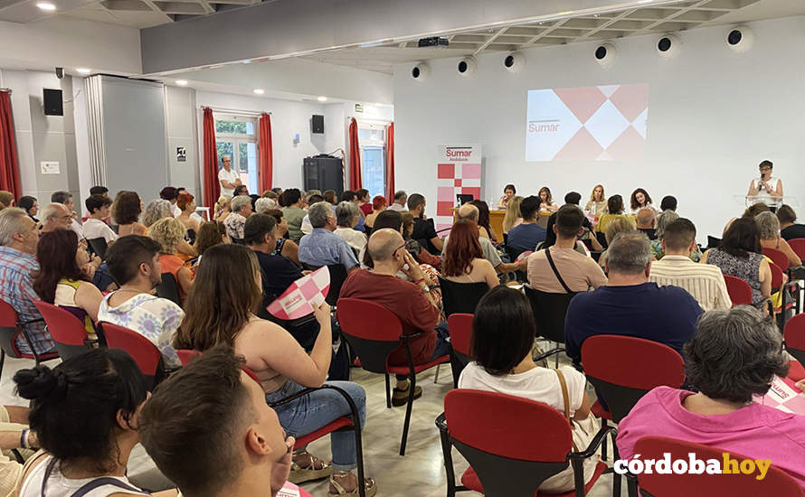 Acto organizado por Sumar en Córdoba