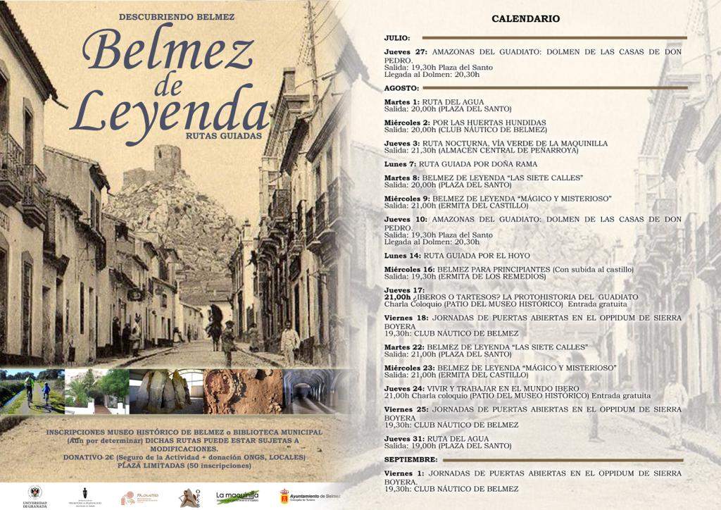 Calendario cultural en Belmez con visitas al yacimiento de Sierra Boyera