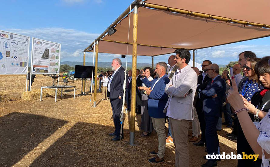 Visita de los ministros de Agricultura de la UE a la finca eperimental de la UCO