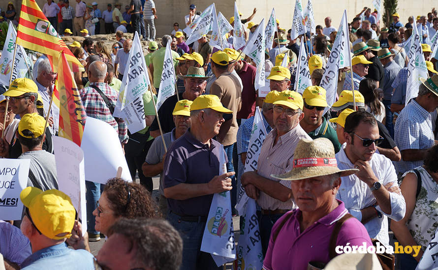 Protesta del campo ante la cumbre europea de Agricultura en Córdoba