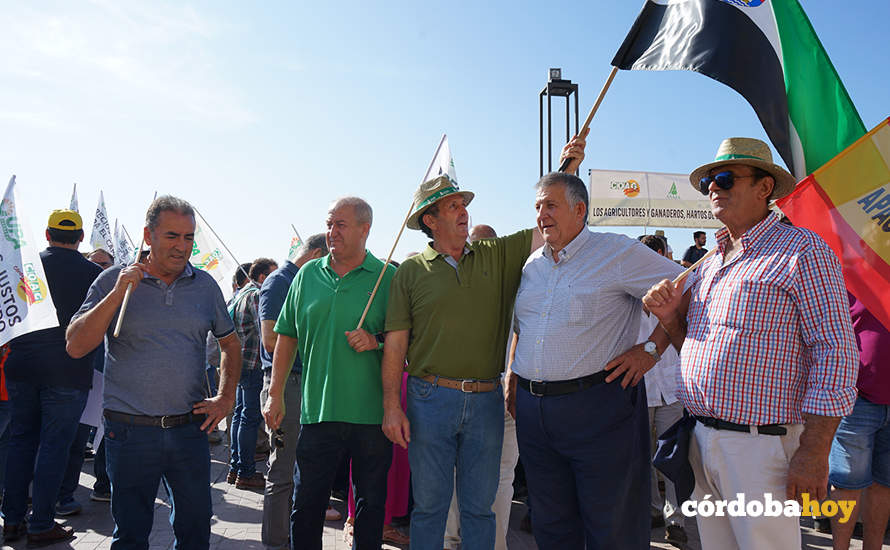 Protesta del campo ante la cumbre europea de Agricultura en Córdoba