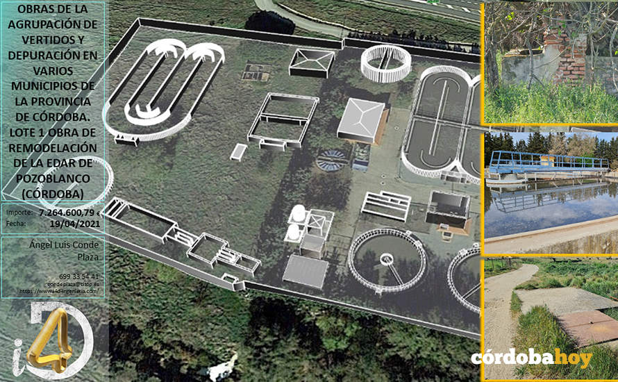 Proyecto de obra de la EDAR de Pozoblanco FOTO i4d-ingenieria