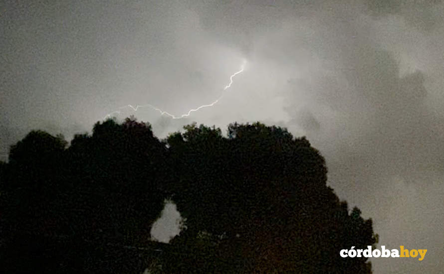Tormenta eléctrica en la capital cordobesa