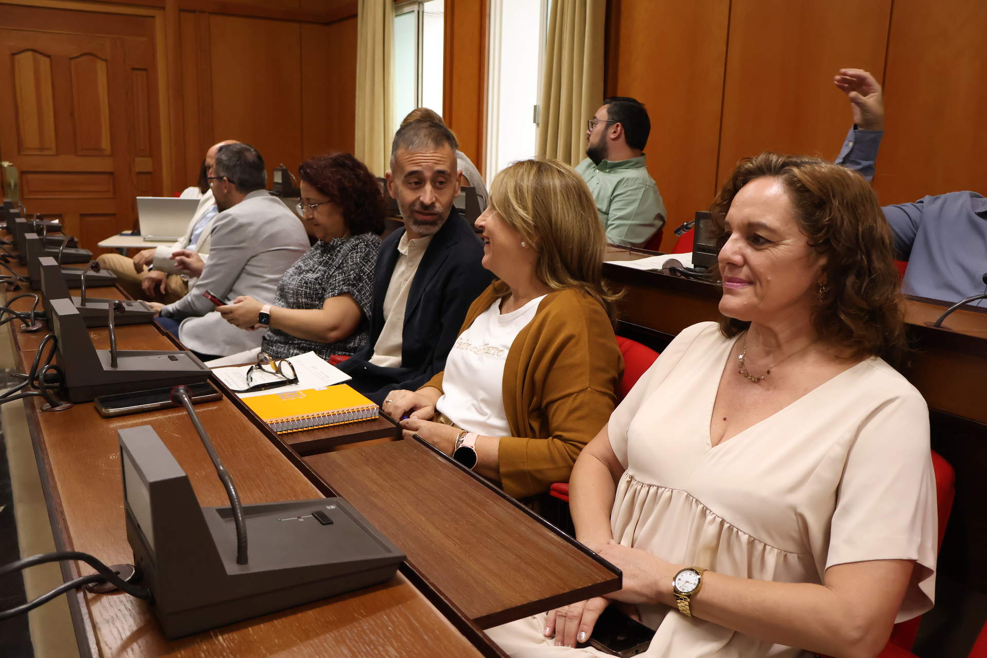 Bancada socialista en el Pleno extraordinario de hoy FOTO RAFA MELLADO SENIOR
