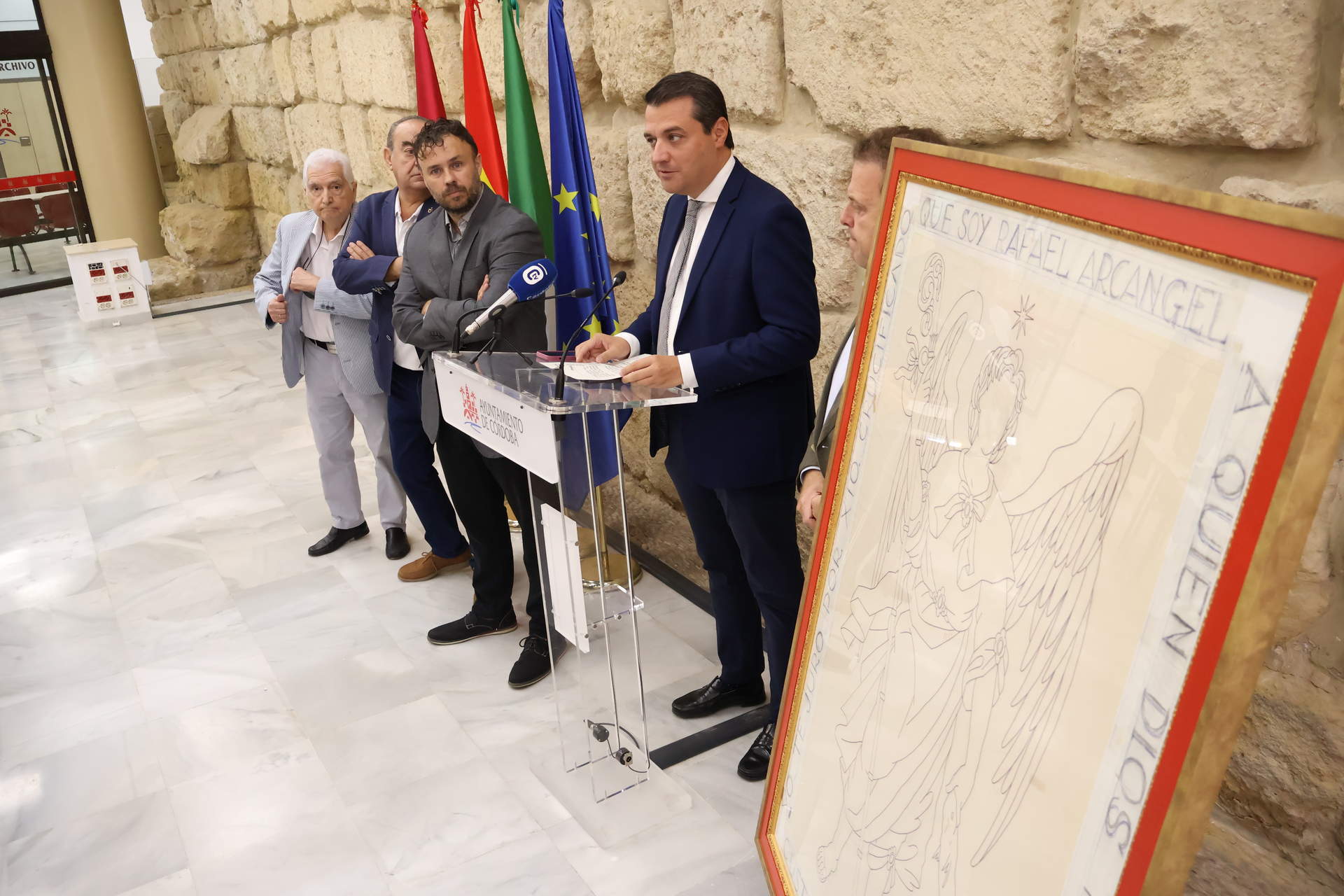 Presentación del programa por las Fiestas Patronales de la Federación de Peñas, en torno a San Rafael FOTO RAFA MELLADO SENIOR
