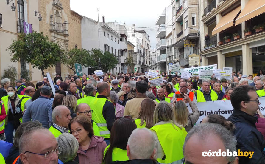 Movilización en defensa del Hospital comarcal de Montilla