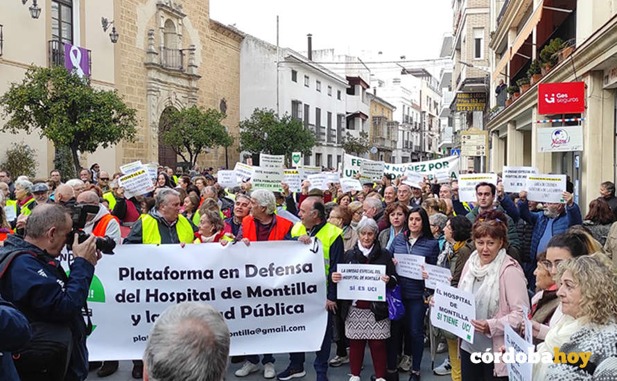 Movilización en defensa del Hospital comarcal de Montilla