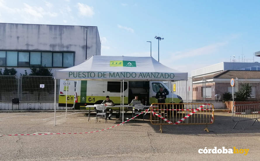 Simulacro de accidente aéreo en el Aeropuerto de Córdoba