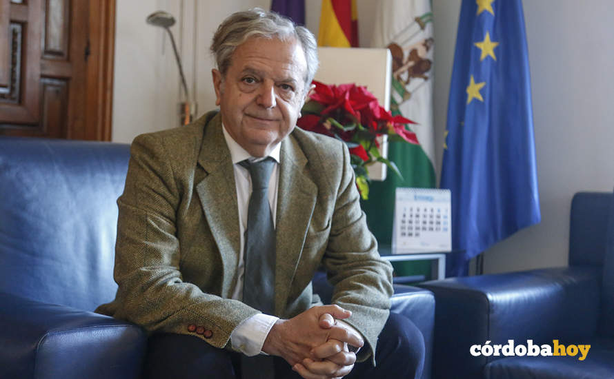 Salvador Fuentes posa para Córdoba Hoy