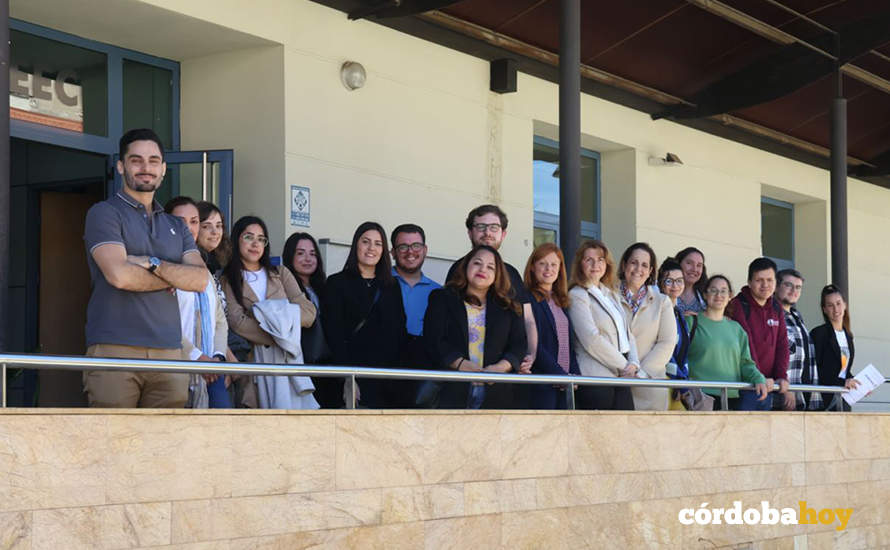 Alumnos y alumnas del programa de prácticas del Imdeec y la UCO