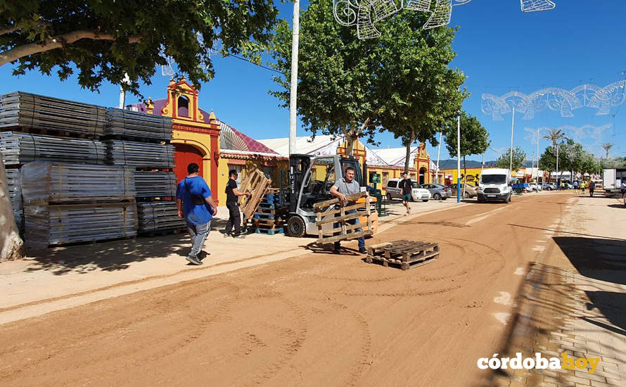 Montaje de la Feria de Córdoba 2024