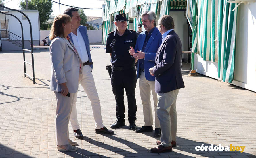 Visita de José María Bellido y Ana López a la comisaría conjunta de Feria FOTO RAFA MELLADO SENIOR