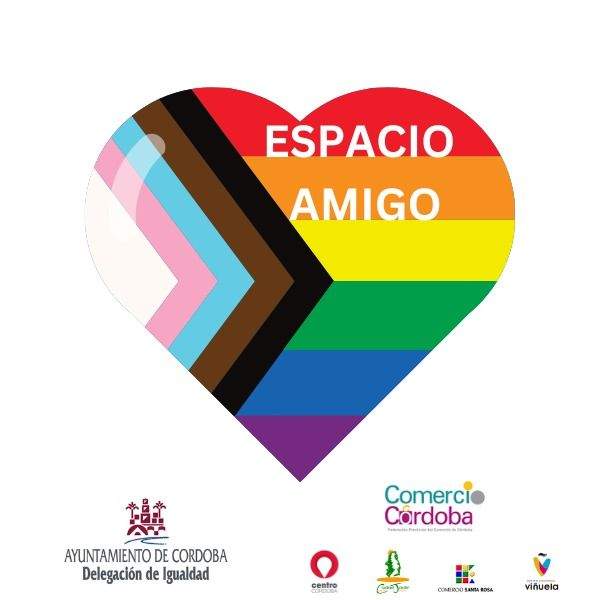 Cartel de la campaña de apoyo al colectivo LGTBI+ por Comercio Córdoba