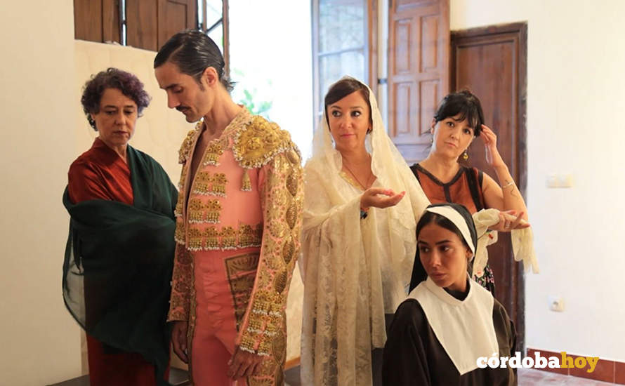 Recreación actual del cuadro 'Consagración de la copla'