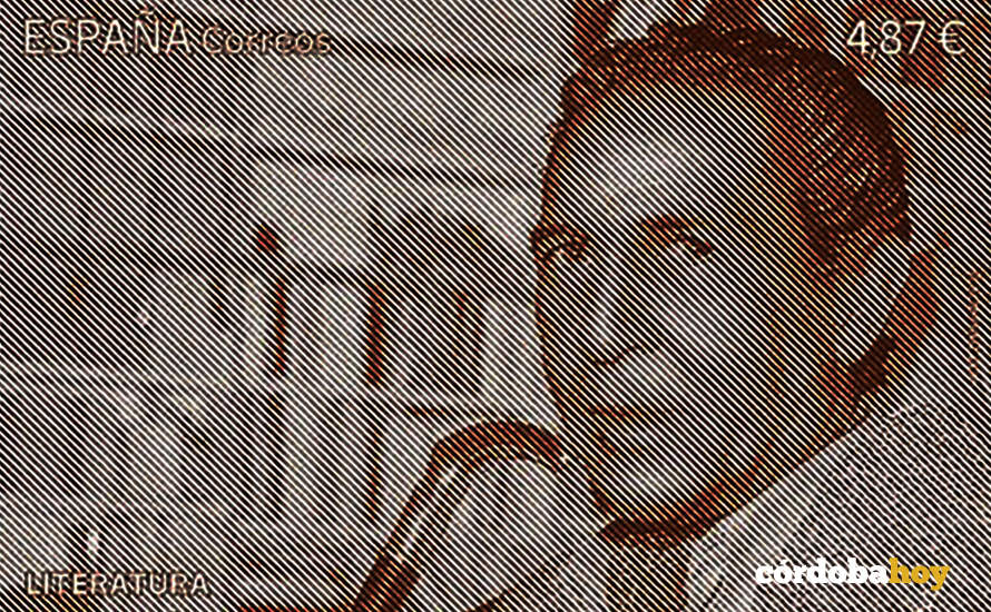 Sello dedicado a Antonio Gala