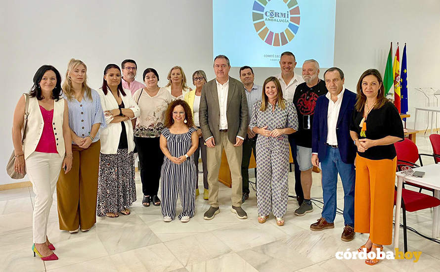Visita de Juan Espadas a Cermi en Córdoba FOTO PSOE