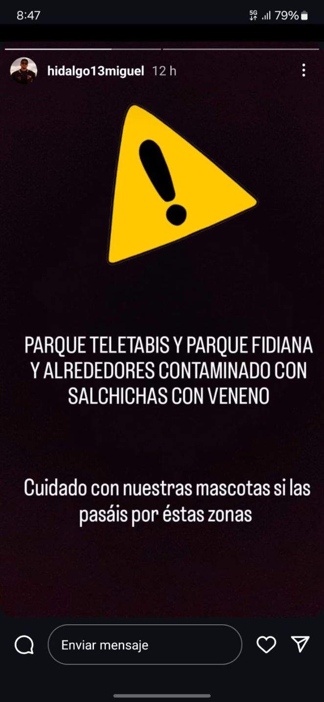 Nueva alerta lanz ada en redes sociales
