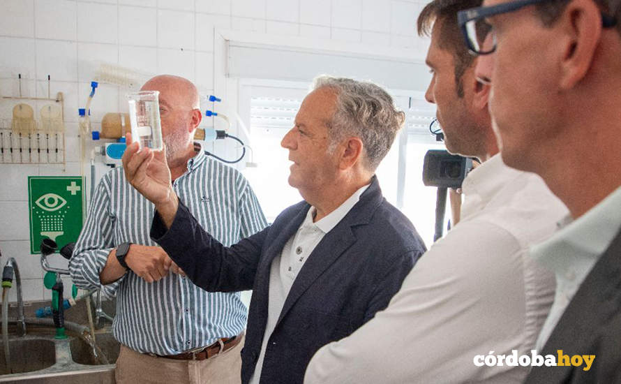 Visita de Salvador Fuentes a Sierra Boyera FOTO DIPUTACIÓN