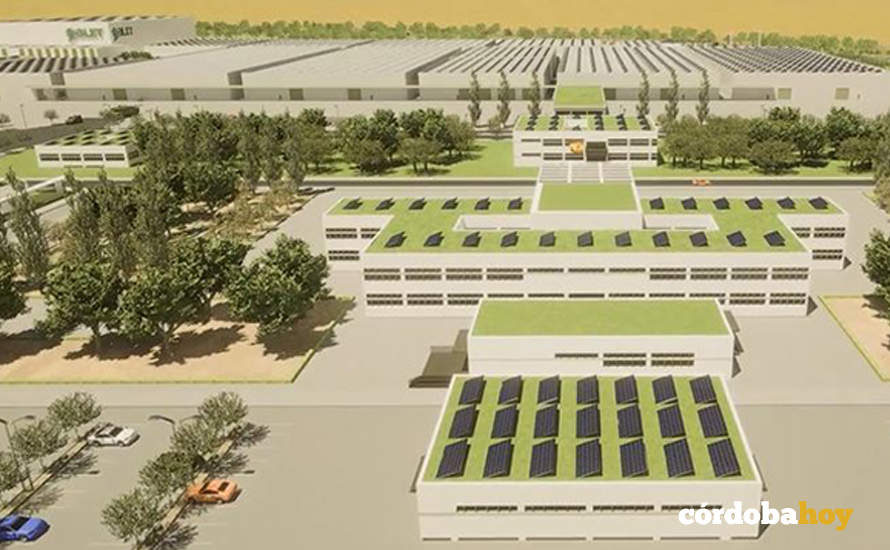 Inforgrafía de la futura Base Logística del Ejército de Tierra (BLET) de Córdoba IMAGEN MINISTERIO DE DEFENSA