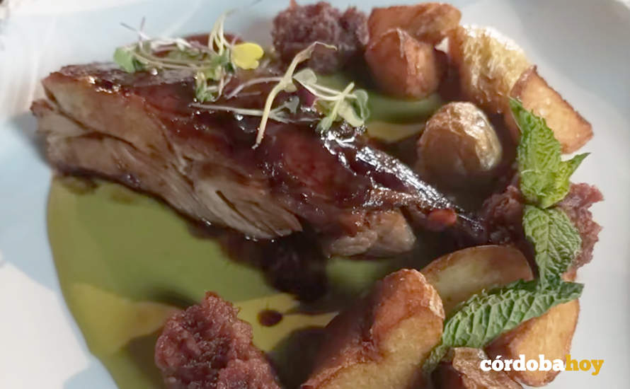 Plato de Arbequina - Hospes Palacio de Bailio