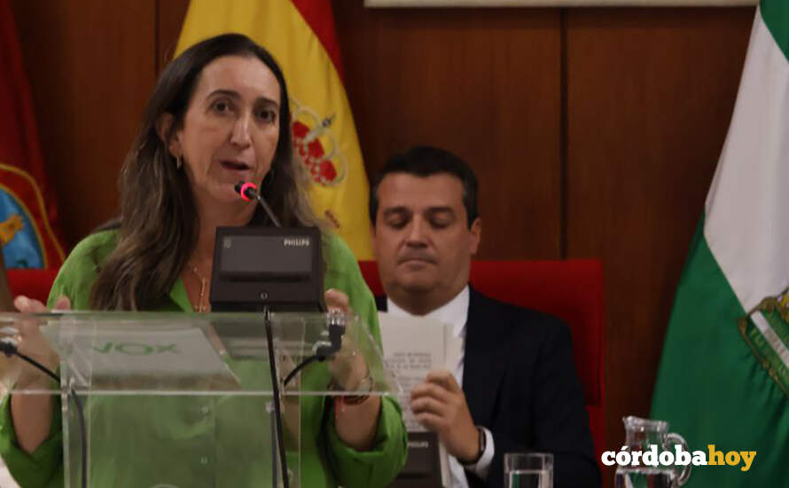 La portavoz de Vox, Paula Badanelli FOTO RAFA MELLADO SENIOR