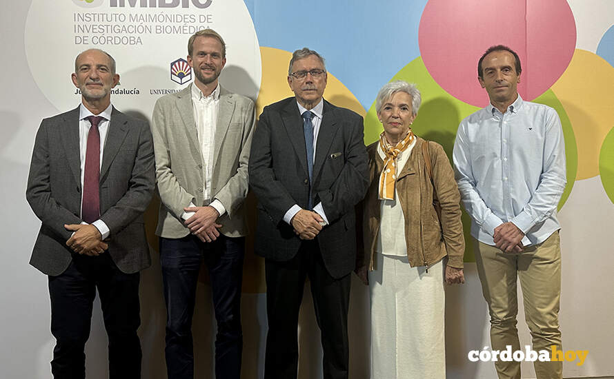 Equipo de investigación que ha desarrollado el hidrogel EHO-85 FOTO IMIBIC