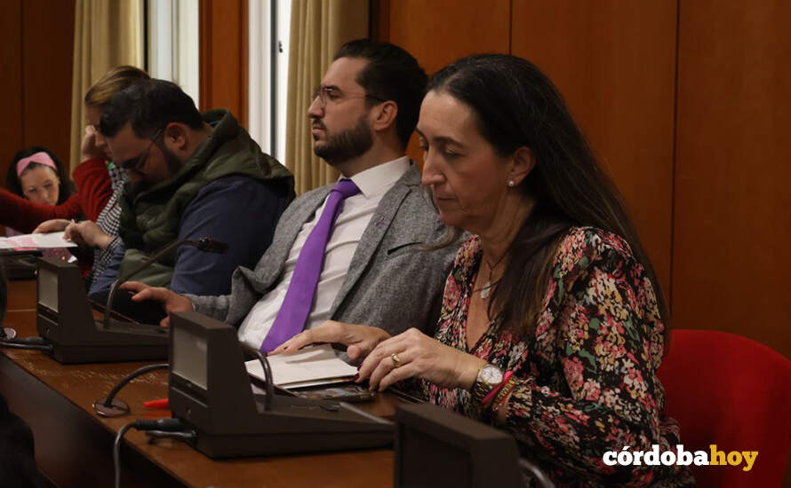 La portavoz de Vox, Paula Badanelli, en el Pleno FOTO RAFA MELLADO SENIOR