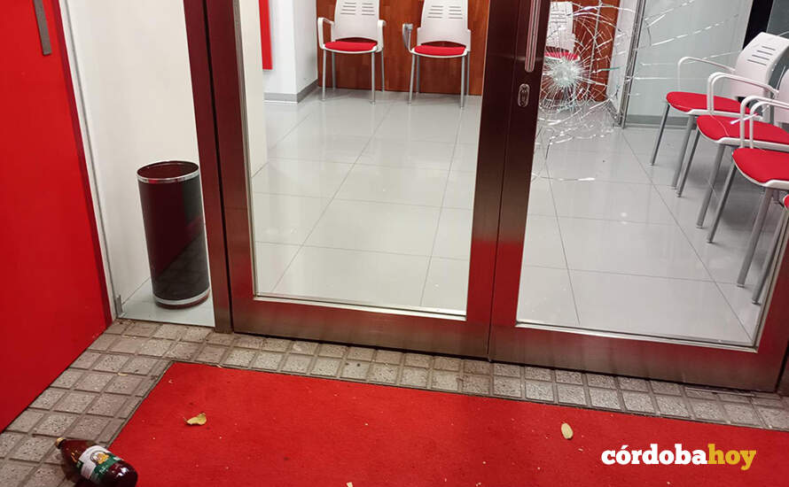 Ataque vandálico a la sede provincial del PSOE FOTO PSOE