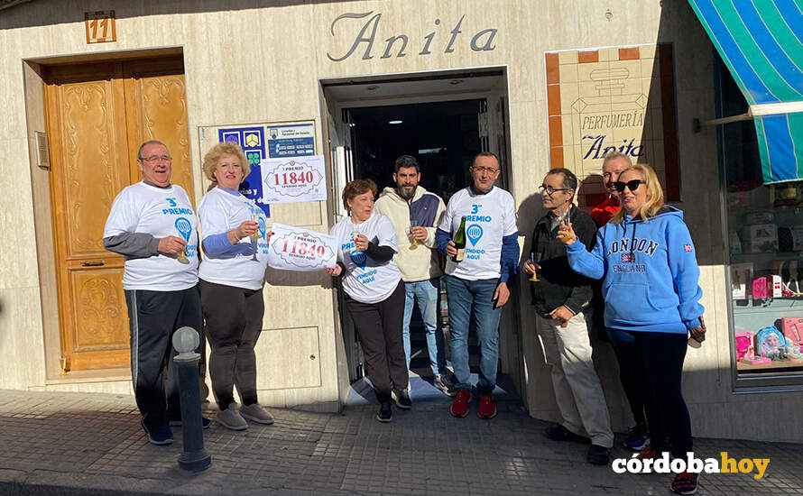 Celebración en Castro del Río del tercer premio del Sorteo Extraordinario de Navidad