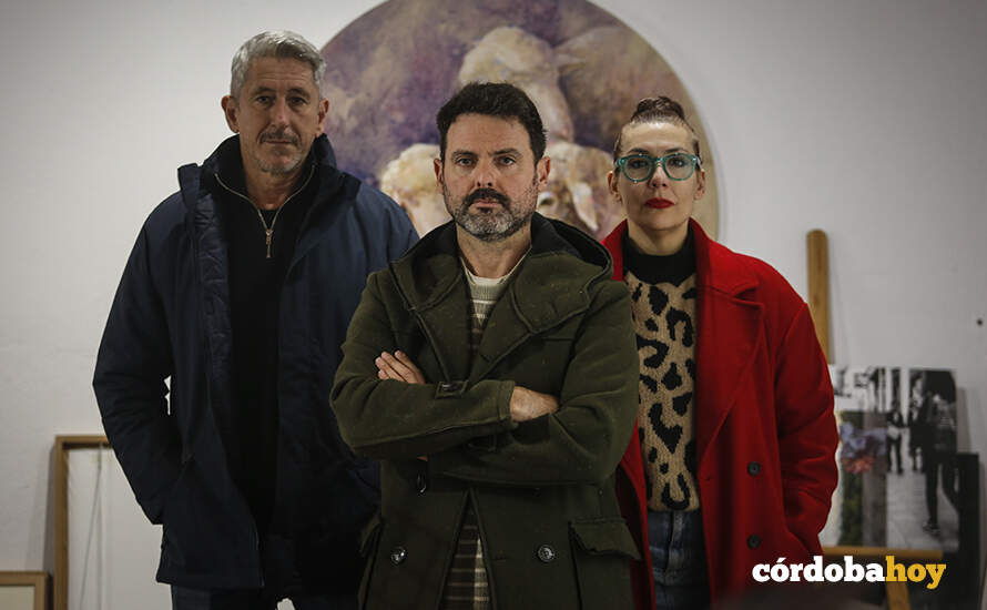 Jerónimo Jiménez, Ernesto Hita y Trinidad Montero 'La Trini'