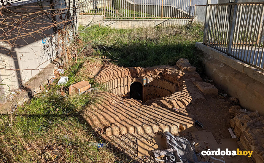Estado actual del horno califal de Ollerías FOTO HACEMOS CÓRDOBA
